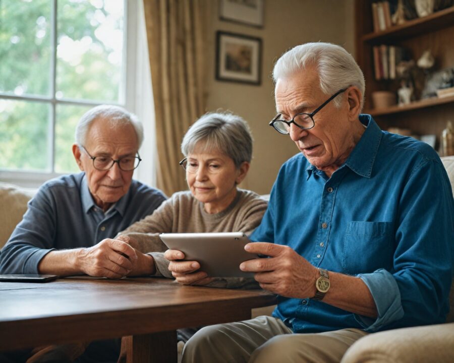 Como Montar uma Rotina Digital Segura para Idosos em 2025