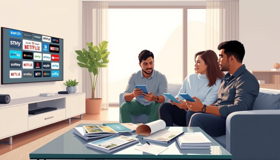 Quanto custa assinar plataformas de entretenimento online