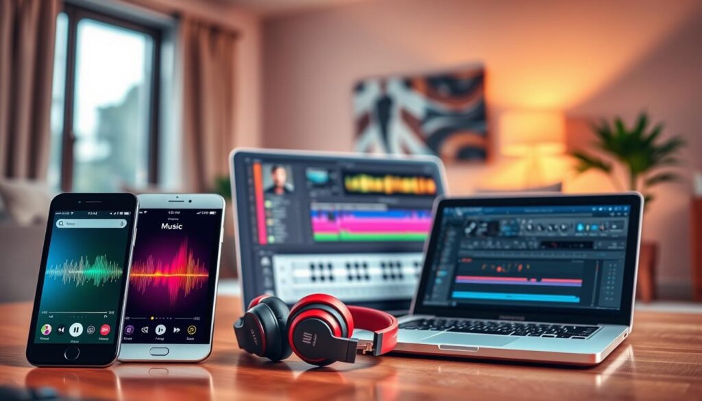 aplicativos de música e áudio