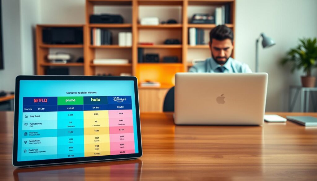 comparação de planos de streaming