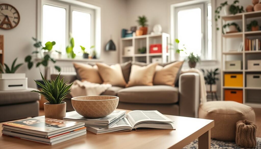 organização da casa